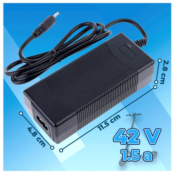 Cargador Para Scooter Patin Electrico 42V 1.5A