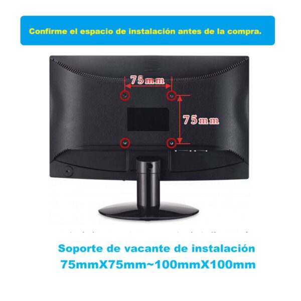 Soporte De Pared Para  Pantalla de 14 a 24 Pulgadas