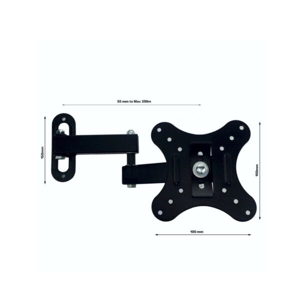 Soporte de Pared Articulado Para Pantalla de 14 A 27 Pulgadas Soporta 10kg