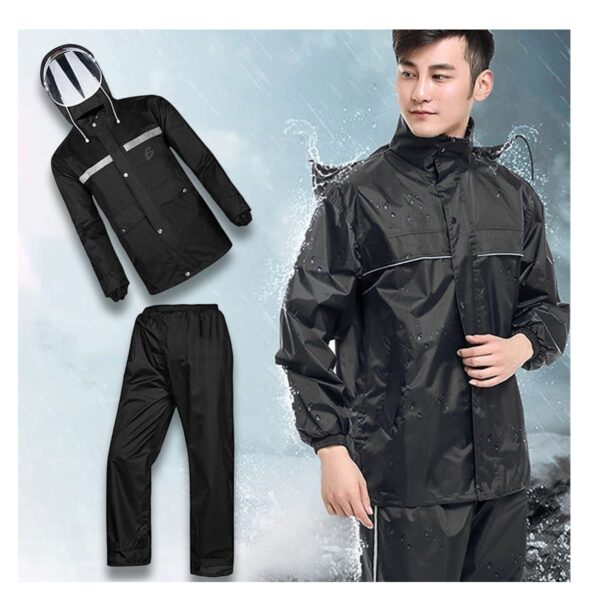 Traje Impermeable Unitalla Con Capucha Adulto Unisex