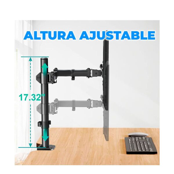 Soporte De Mesa o Escritorio Para 1 Monitor De 19 A 32 Pulgadas