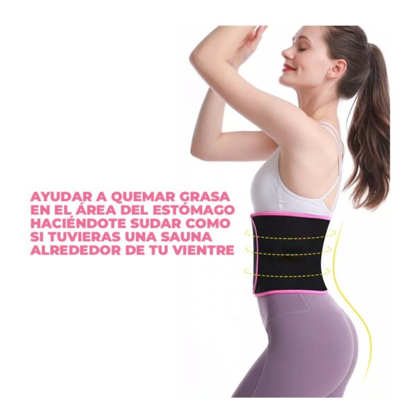 Faja Reductora Efecto Sauna Para Mujer Ajustable Talla M