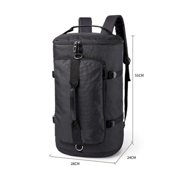 Mochila Impermeable De Viaje Con Compartimento Para Zapatos