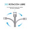 Encendedor Electronico Recargable USB Punta Flexible