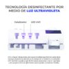 Esterilizador de Cepillo de Dientes con Dispensador de Pasta Dental