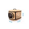 Transportadora Suave y Plegable De Viaje Para Mascotas Rosa