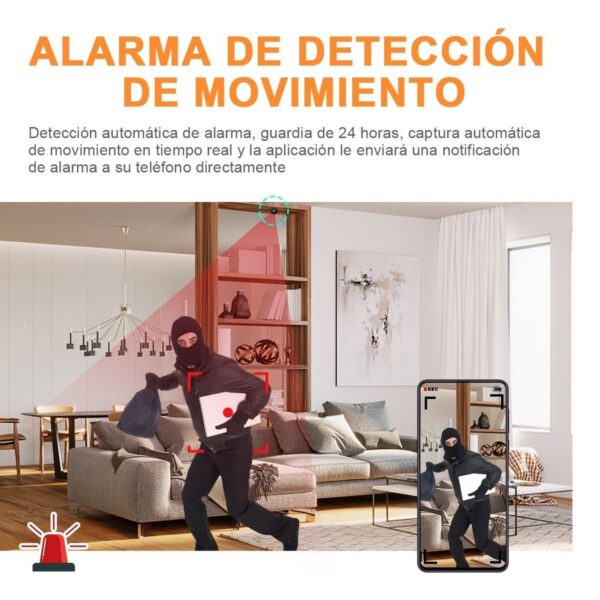 Mini Camara De Seguridad Wifi 720p HD Vision Nocturna Para Android O Iphone