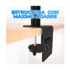 Soporte De Mesa o Escritorio Para 4 Monitores De 13 a 27 Pulgadas