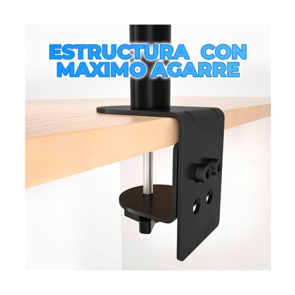 Soporte De Mesa o Escritorio Para 4 Monitores De 13 a 27 Pulgadas