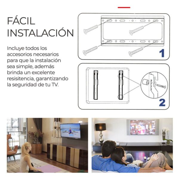 Soporte De Pared Para Pantalla De 14 a 42 Pulgadas