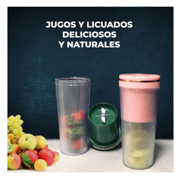 Vaso Licuadora Portatil Recargable Uso Personal 350ml