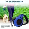 Correa Retractil Para Paseo De Mascotas 5 Metros
