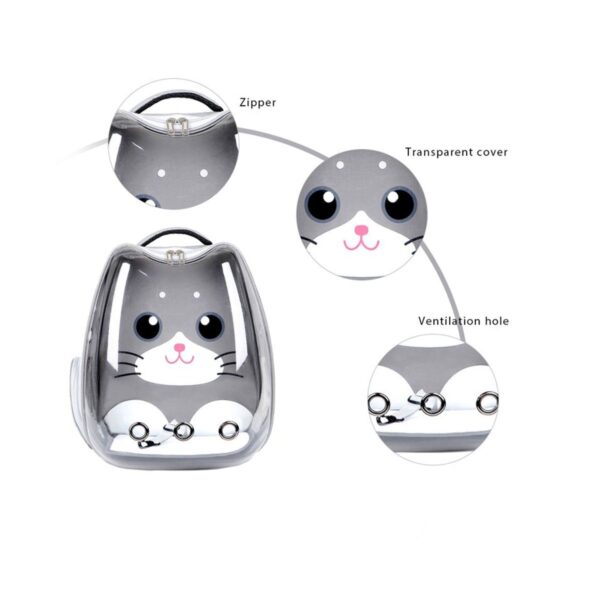 Mochila Tipo Burbuja Para Mascotas Diseño de Orejitas
