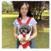 Mochila A 4 Patas Para Mascotas Chicas Roja
