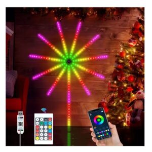 Luces Led USB Tipo Fuegos Artificiales Audioritmicas App y Control Remoto