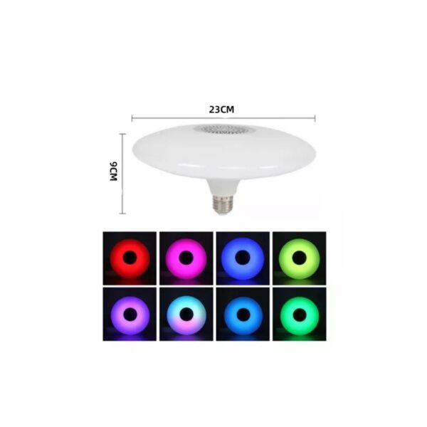 Foco Bocina RGB 48W Con Control Remoto