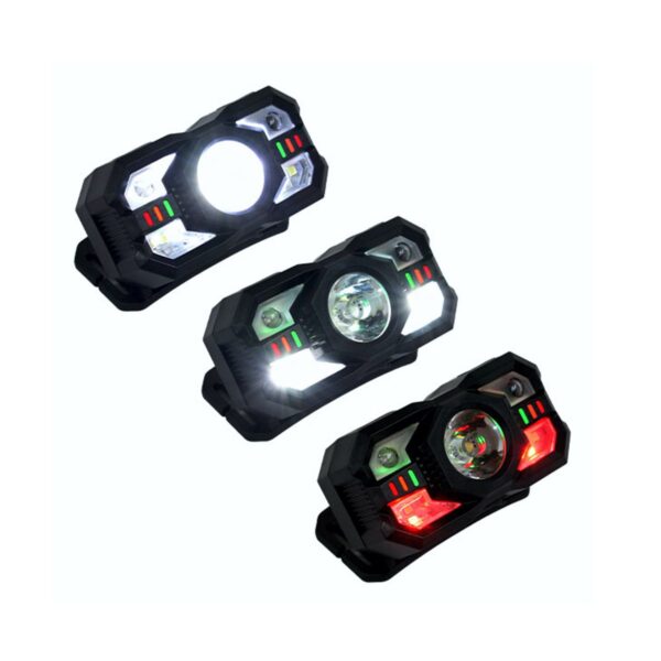 Lampara Tipo Minero Led Con Sensor De Mano Ajustable 45° Recargable