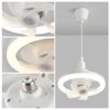 Ventilador De Techo Con Luz LED Con Tres Temperaturas De Color Control IR
