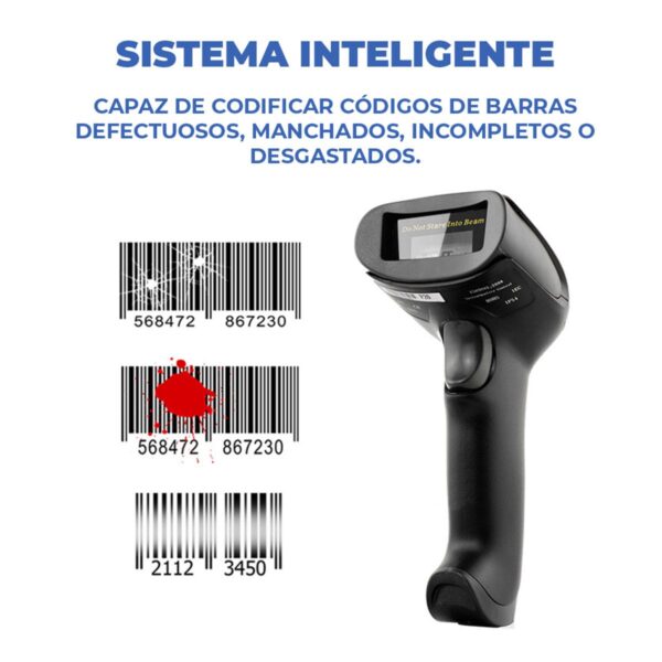 Lector De Codigos de Barras Conexión USB EAN UPC ISBN y Mas