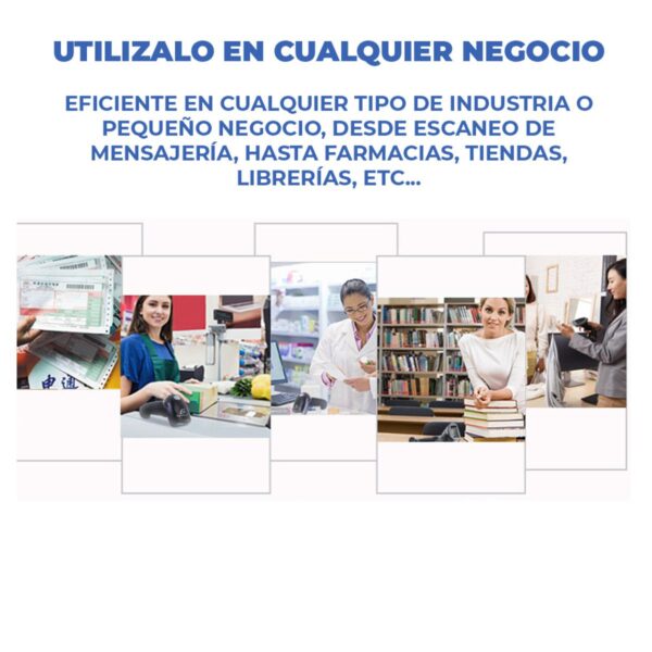 Lector De Codigos de Barras Conexión USB EAN UPC ISBN y Mas