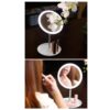 Espejo De Maquillaje Con Luz LED 3 Tonos Recargable