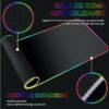 Mouse Pad Gamer Con Luz LED RGB Iluminado 90×40 CM Antideslizante