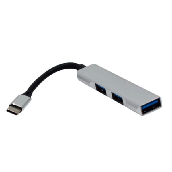 Adaptador USB Tipo C Hub USB 3.0 3 Puertos Para Celular Android Laptop Windows