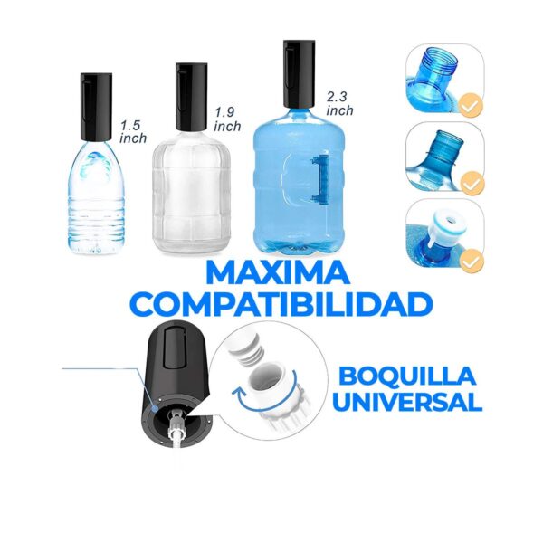 Bomba Dispensador Recargable De Agua Abatible