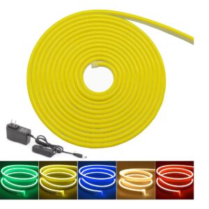 Tira Led Tipo Neon 5 Metros Uso Interior o Exterior Diferentes Colores