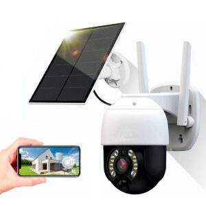 Cámara de Seguridad Solar WIFI con Resolución de 2MP y Visión Nocturna