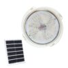 Lámpara Solar LED Circular con Control Remoto – Iluminación Inteligente y Eficiente para Exteriores