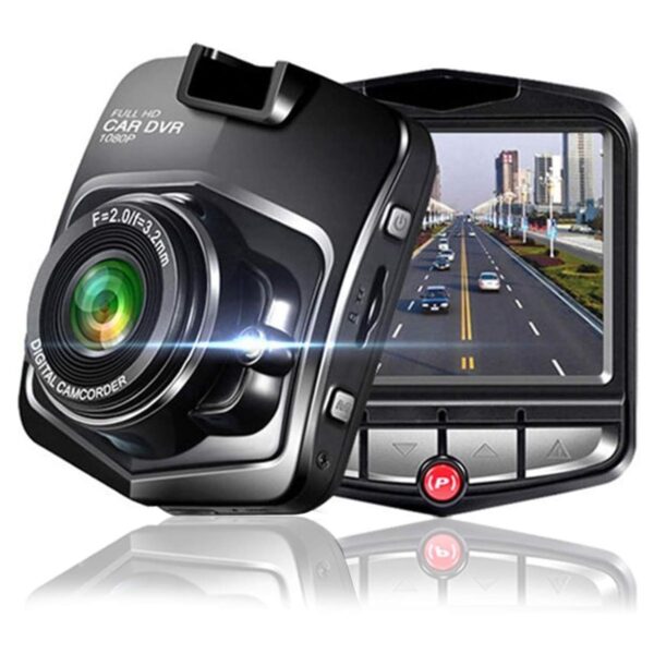 Cámara de Seguridad Vehicular Full HD 1080P con Sensor de Movimiento y Visión Nocturna