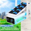 Cámara WiFi con Panel Solar 1080p Full HD Vigila Sin Cables