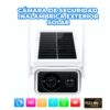 Cámara WiFi con Panel Solar 1080p Full HD Vigila Sin Cables