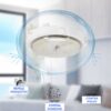 Lámpara Solar LED Circular con Control Remoto – Iluminación Inteligente y Eficiente para Exteriores