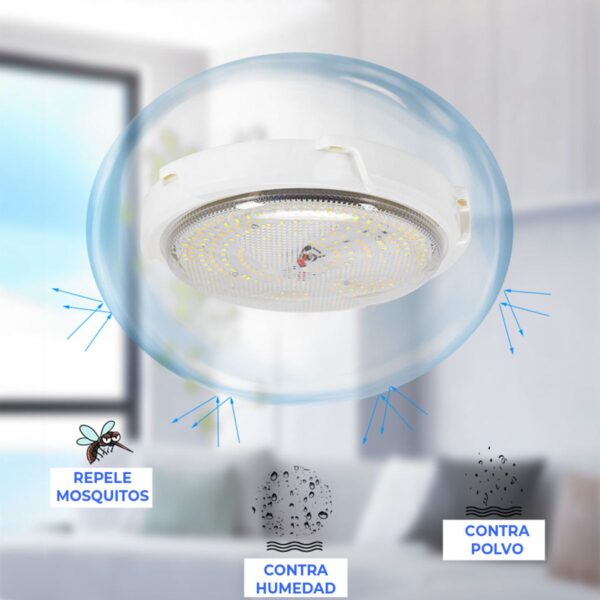 Lámpara Solar LED Circular con Control Remoto – Iluminación Inteligente y Eficiente para Exteriores