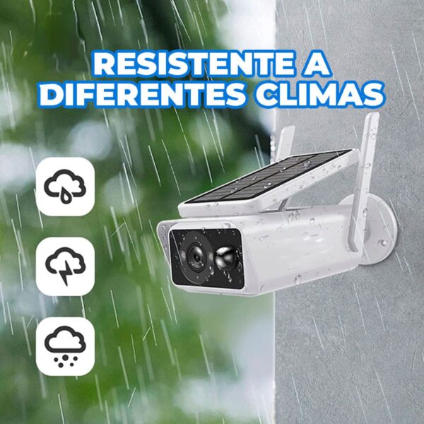 Cámara WiFi con Panel Solar 1080p Full HD Vigila Sin Cables