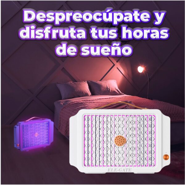 Lámpara Mata Mosquitos UV Eléctrica Recargable – Protección Eficaz sin Químicos