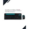TechZone Kit Inalámbrico USB Teclado Español + Mouse Óptico 1600 DPI