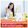 Repetidor Extensor de Señal WiFi de 1200 Mbps con 6 Antenas y Tecnología Dual Band 2.4 GHz + 5 GHz