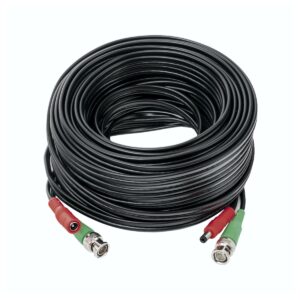 Epcom Powerline Cable Coaxial Siamés BNC RG59 + Alimentación 20m  Para Cámaras 4K Interior/Exterior