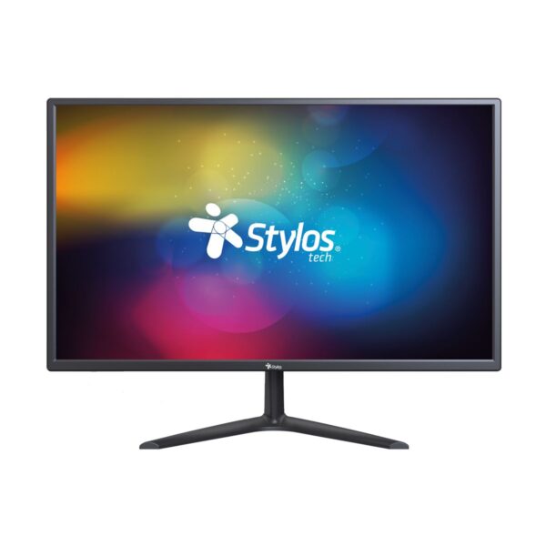 Monitor Stylos 18.5" LED HD 1366x768 HDMI + VGA, 60Hz, Negro