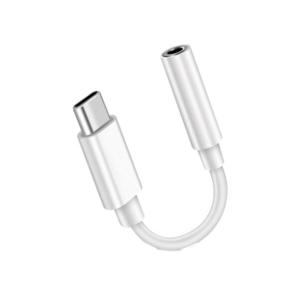 Adaptador USB Tipo-C a Jack 3.5 mm para Audífonos Compatible con Android y Smartphones sin Entrada Auxiliar