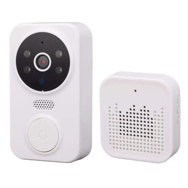 Timbre Inteligente WiFi con Cámara HD, Mirilla LCD y Visión Nocturna – Seguridad y Control Total desde tu Celular
