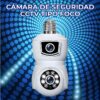 Cámara Dual de Seguridad Tipo Foco 4MP con Socket E27 – Visión Nocturna, IP66, Instalación Rápida