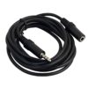 Cable Extensión Auxiliar Jack 3.5 Macho a Hembra 1.5m  Audio Estéreo