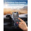 Soporte para Teléfono con Ventosa Ajuste 360° Compatible con Smartphones 4.7–7.2"