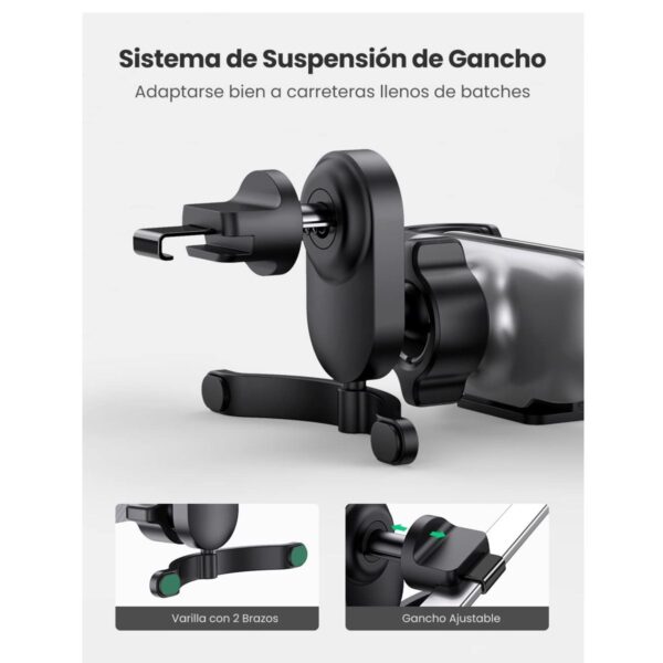 Soporte para Celular UGREEN para Rendija de Ventilación Tecnología Gravity Rotación 360°