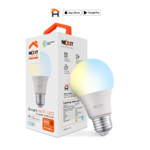 Foco LED Inteligente Wi-Fi Nexxt NHB-W110 – Luz Fría/Cálida, Control por App y Voz  800 Lúmenes