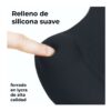 Mousepad Ergonómico Antideslizante con Descanso para Muñeca Color Negro